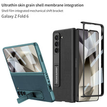 Carregar imagem no visualizador da galeria, Luxury Leather Shockproof Phone Case With Screen Protector For Samsung Galaxy Z Fold6