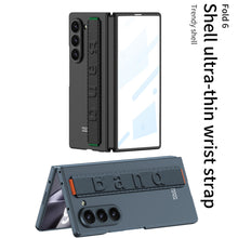 Cargar imagen en el visor de la galería, Luxury Wristband Holder Shockproof Phone Case With Back Screen Protector For Samsung Galaxy Z Fold6