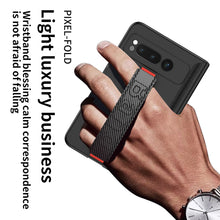 Load image into Gallery viewer, Magnetic Folding All-inclusive Leather Wristband Case With Tempered Film For Google Pixel Fold With Damped Folding Bracket - mycasety2023 Mycasety
