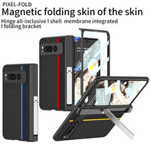 Load image into Gallery viewer, Magnetic All-inclusive Leather Case With Tempered Film For Google Pixel Fold With Invisible Bracket - mycasety2023 Mycasety