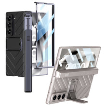 Cargar imagen en el visor de la galería, Armor Magnetic Hinge Pen Box Shockproof Phone Case With Screen Protector For Samsung Galaxy Z Fold6
