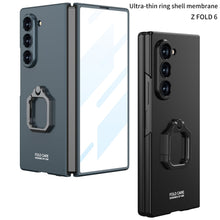 Carregar imagem no visualizador da galeria, Luxury Shockproof Phone Case With Ring Holder For Samsung Galaxy Z Fold 6