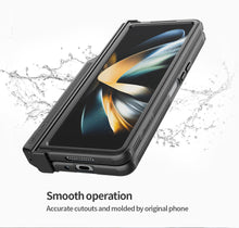 Load image into Gallery viewer, Galaxy Z Fold4 Full Protection Case With S pen Slot Camera Lens Protector and Stand(Pre-Sell)
