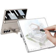 Cargar imagen en el visor de la galería, Magnetic Hinge Pen Box Shockproof Phone Case With Anti-peep Screen Protector For Galaxy Z Fold 6