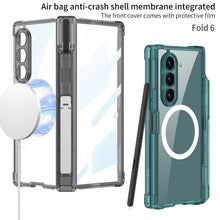 Load image into Gallery viewer, Magnetic Shockproof Phone Case With Screen Glass Protector & Pen Box Hinge For Galaxy Z Fold 6/5