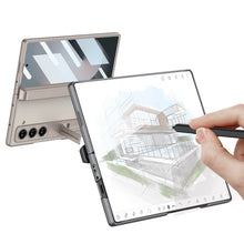 Carregar imagem no visualizador da galeria, Luxury Leather Shockproof Phone Case With Back Screen Protector For Samsung Galaxy Z Fold6