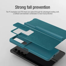 Load image into Gallery viewer, Luxurious Leather Cover Shockproof Phone Case Lens Protector & Pen Slot For Galaxy Z Fold 6/5/4