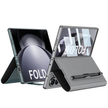 Load image into Gallery viewer, Luxurious Leather Cover Shockproof Phone Case With Screen Protector and Pen Slot For Galaxy Z Fold6
