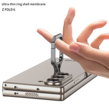 Carregar imagem no visualizador da galeria, Luxury Shockproof Phone Case With Ring Holder For Samsung Galaxy Z Fold 6