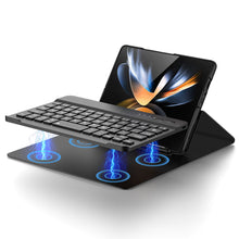 Load image into Gallery viewer, Bluetooth 3.0 Keyboard Magnetic All-inclusive Leather Cover For Samsung Galaxy Z Fold3 Fold4 5G Come With keyboard+Holster Bracket+Phone Case+Capacitive Pen - Mycasety Mycasety