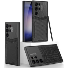 Load image into Gallery viewer, Electroplated Leather Phone Case For Samsung Galaxy S23Ultra Series