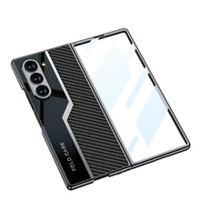 Carregar imagem no visualizador da galeria, SPORTS DESIGN | Electroplating Leather Shockproof Phone Case With Screen Protector For Samsung Galaxy Z Fold6