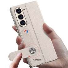 Carregar imagem no visualizador da galeria, Luxurious Leather Cover Shockproof Phone Case With Screen Protector For Samsung Galaxy Z Fold6