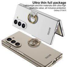 Carregar imagem no visualizador da galeria, Luxury Leather Shockproof Phone Case With Back Screen Protector For Samsung Galaxy Z Fold6