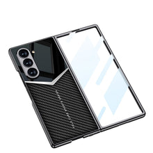 Lade das Bild in den Galerie-Viewer, SPORTS DESIGN | Electroplating Leather Shockproof Phone Case With Screen Protector For Samsung Galaxy Z Fold6