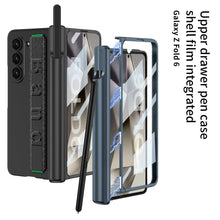 Carregar imagem no visualizador da galeria, Magnetic Hinge Pen Box Shockproof Phone Case With Screen Protector & Wristband For Samsung Galaxy Z Fold6