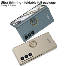 Carregar imagem no visualizador da galeria, Luxury Leather Shockproof Phone Case With Back Screen Protector For Samsung Galaxy Z Fold6