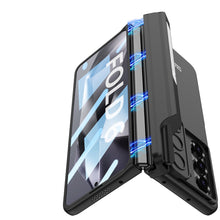 Carregar imagem no visualizador da galeria, Magnetic Hinge Pen Box Shockproof Phone Case With Screen Protector & Lens Slide Protector For Galaxy Z Fold 6/5/4