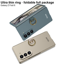 Load image into Gallery viewer, Luxury Leather Shockproof Phone Case With Ring Holder For Samsung Galaxy Z Fold6