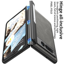 Load image into Gallery viewer, Magnetic Folding Hinge All-inclusive Leather Case With Tempered Film For Google Pixel Fold With Damped folding Bracket - mycasety2023 Mycasety