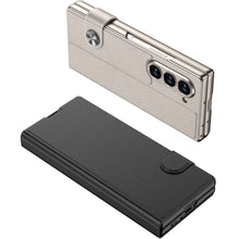 Carregar imagem no visualizador da galeria, Luxurious Leather Cover Shockproof Phone Case With Screen Protector For Samsung Galaxy Z Fold6