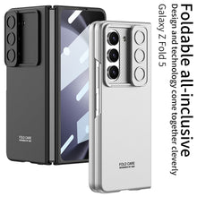 Load image into Gallery viewer, All-inclusive Lens Slide Protector Phone Case With Back Screen Protector For Samsung Galaxy Z Fold5 - Mycasety Mycasety
