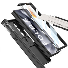 Cargar imagen en el visor de la galería, Armor Magnetic Hinge Pen Box Shockproof Phone Case With Screen Protector For Samsung Galaxy Z Fold6
