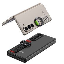 Carregar imagem no visualizador da galeria, Luxury Wristband Holder Shockproof Phone Case For Samsung Galaxy Z Fold 6