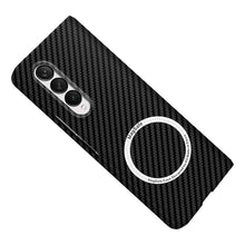 Load image into Gallery viewer, Samsung Galaxy Z Fold Series | Magnetic Carbon Fiber Phone Case - Mycasety Mycasety