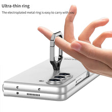 Load image into Gallery viewer, Luxury All-inclusive Ring Holder Phone Case With Back Screen Protector For Galaxy Z Fold 5