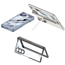 Load image into Gallery viewer, Transparent Magnetic Hinge Bracket Shockproof Phone Case With Screen Protector For Samsung Galaxy Z Fold6