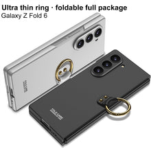 Carregar imagem no visualizador da galeria, Luxury Leather Shockproof Phone Case With Back Screen Protector For Samsung Galaxy Z Fold6