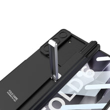 Load image into Gallery viewer, Magnetic Hinge Pen Box Shockproof Phone Case With Screen Protector & Lens Slide Protector For Galaxy Z Fold 6/5/4