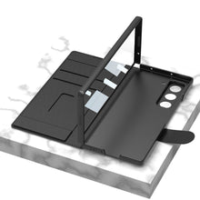 Carregar imagem no visualizador da galeria, Luxurious Suede Cover Shockproof Phone Case With Screen Protector and Pen Slot For Samsung Galaxy Z Fold6