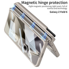 Carregar imagem no visualizador da galeria, Magnetic Hinge Pen Box Shockproof Phone Case With Screen Protector & Wristband For Samsung Galaxy Z Fold6
