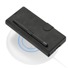 Load image into Gallery viewer, Luxurious Suede Cover Shockproof Phone Case With Screen Protector and Pen Slot For Galaxy Z Fold 7/6/5/4/3