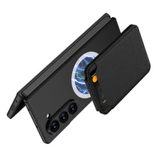 Carregar imagem no visualizador da galeria, Magnetic Card Holder Shockproof Phone Case With Screen Protector For Samsung Galaxy Z Fold6