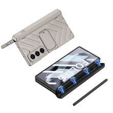 Cargar imagen en el visor de la galería, Armor Magnetic Hinge Pen Box Shockproof Phone Case With Screen Protector For Samsung Galaxy Z Fold6
