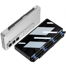 Load image into Gallery viewer, Magnetic Hinge Pen Slot Hidden Bracket All-included Case With Back Screen Protector For Galaxy Z Fold 7/6/5/4/3