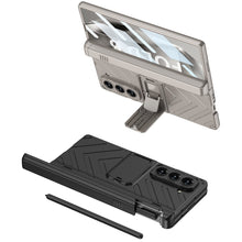 Cargar imagen en el visor de la galería, Armor Magnetic Hinge Pen Box Shockproof Phone Case With Screen Protector For Samsung Galaxy Z Fold6