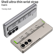 Cargar imagen en el visor de la galería, Luxury Wristband Holder Shockproof Phone Case With Back Screen Protector For Samsung Galaxy Z Fold6
