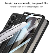 Carregar imagem no visualizador da galeria, Luxury Leather Shockproof Phone Case With Screen Protector For Samsung Galaxy Z Fold6