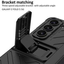 Load image into Gallery viewer, Magnetic Samsung Galaxy Z Fold5 Fold4 Fold3 Case Business Folding Armor Cover With Film & Slide Pen Slot and Kickstand - mycasety2023 Mycasety