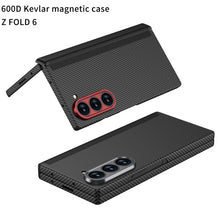 Carregar imagem no visualizador da galeria, Luxury Magnetic Hinge Carbon Fiber Shockproof Phone Case For Samsung Galaxy Z Fold6