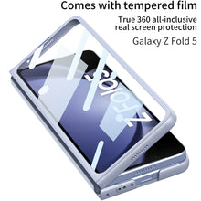 Load image into Gallery viewer, All-inclusive Lens Slide Protector Phone Case With Back Screen Protector For Samsung Galaxy Z Fold5 - Mycasety Mycasety