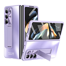 Load image into Gallery viewer, Frosted Electroplating Shockproof Phone Case With Front Screen Protector & Bracket For Galaxy Z Fold6/5/4/3