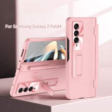 Load image into Gallery viewer, Central Axis With Pen Folding Anti-Fall Shell Film Integrated Leather Phone Case For Samsung Galaxy fold4 fold3 5G - Mycasety Mycasety