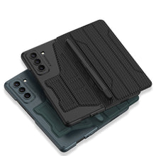 Carregar imagem no visualizador da galeria, Luxurious Suede Cover Shockproof Phone Case With Screen Protector and Pen Slot For Samsung Galaxy Z Fold6