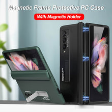 Load image into Gallery viewer, Magnetic Frame Plastic Stand All-included Case For Samsung Galaxy Z Fold4 Fold3 5G - mycasety2023 Mycasety