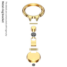 Cargar imagen en el visor de la galería, Luxury Shockproof Phone Case With Gold Ring Holder For Samsung Galaxy Z Fold 6